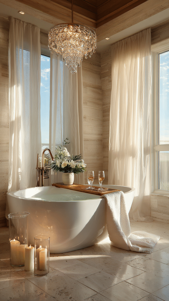 Glossy bathroom