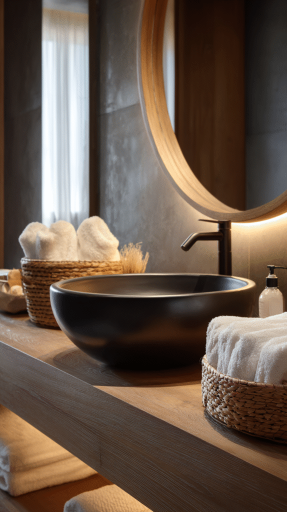 Matt Black ceramic Bathroom