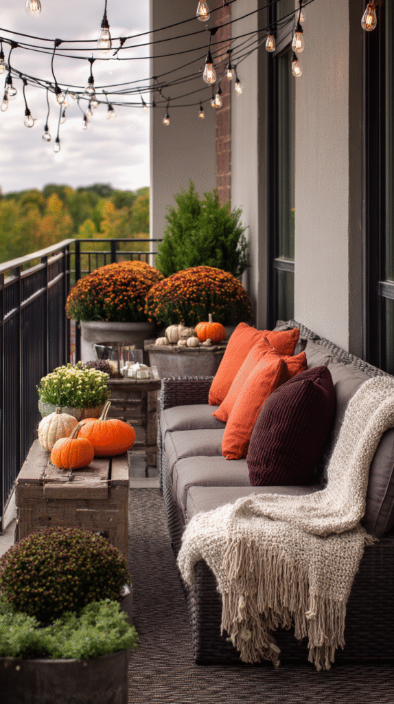 u9977724242 autumn balcony decorated with orange and burgundy 8b3477db 2a1b 4b17 a17f 6063d8bb40c3 1
