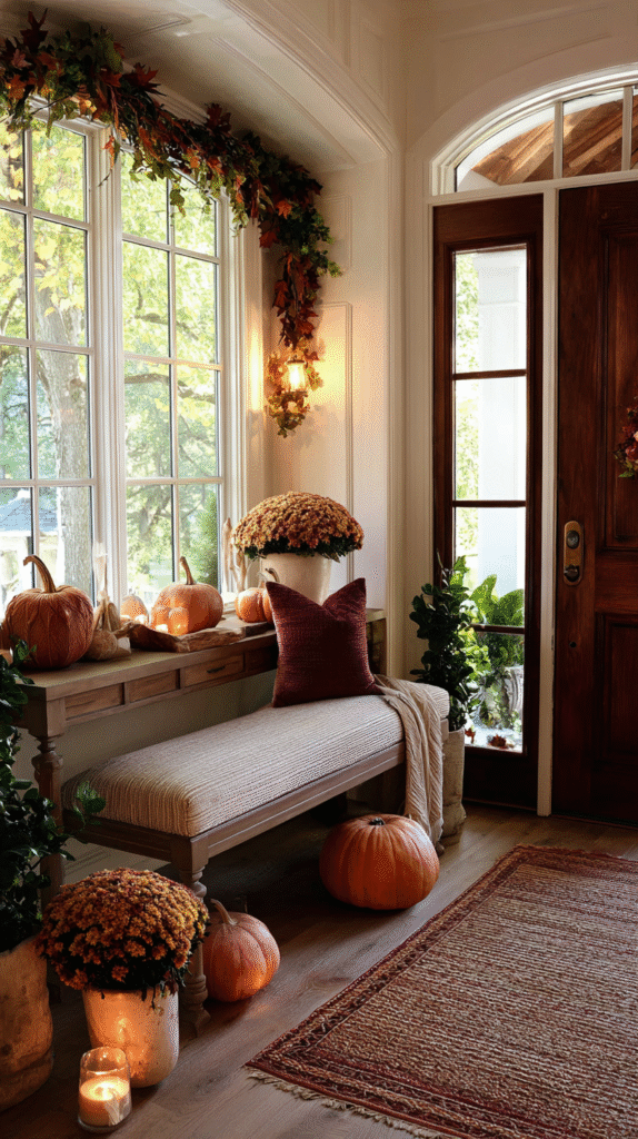 u9977724242 autumn entryway decorated with seasonal pumpkins dbeb8c39 c898 42fc 8fd3 087c7ff599f0 0