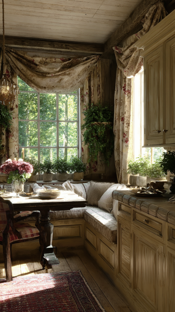 u9977724242 cozy kitchen with linen curtains floral patterns 17494179 fec1 469a 9892 58869b842736 2