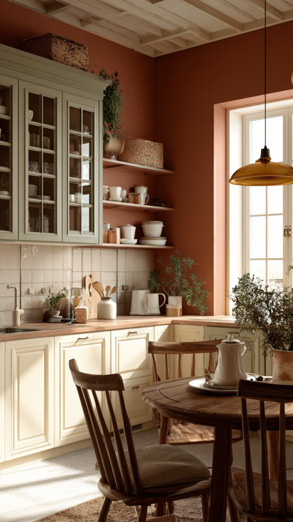 u9977724242 kitchen with warm earth tone colors terracotta wa e0067563 693a 4f19 82c3 892fd72f1567 0