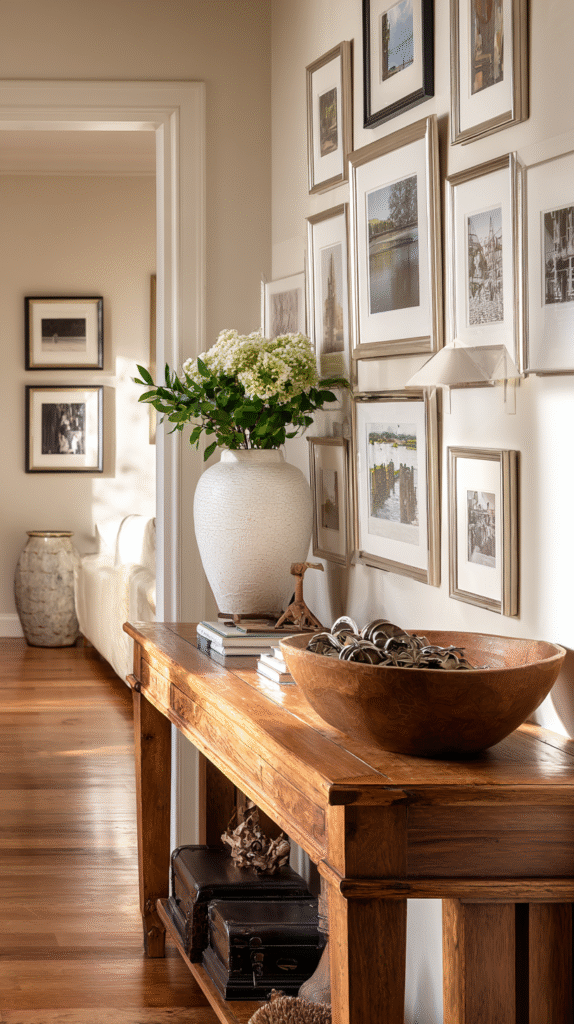 u9977724242 personal entryway featuring family photos in matc 748e39f4 18bc 46ae 8df4 128f04d8bd57 2