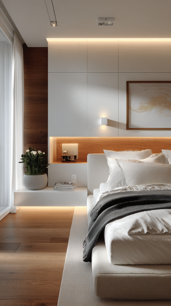 u9977724242 clean modern bedroom with hidden technology cord 7f90d91c 6835 4606 a654 7109a9a582d3 0