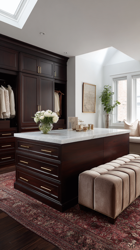 u9977724242 elegant bedroom featuring central wardrobe island b73e4667 e6dc 40a1 a080 ea95d092bee1 1