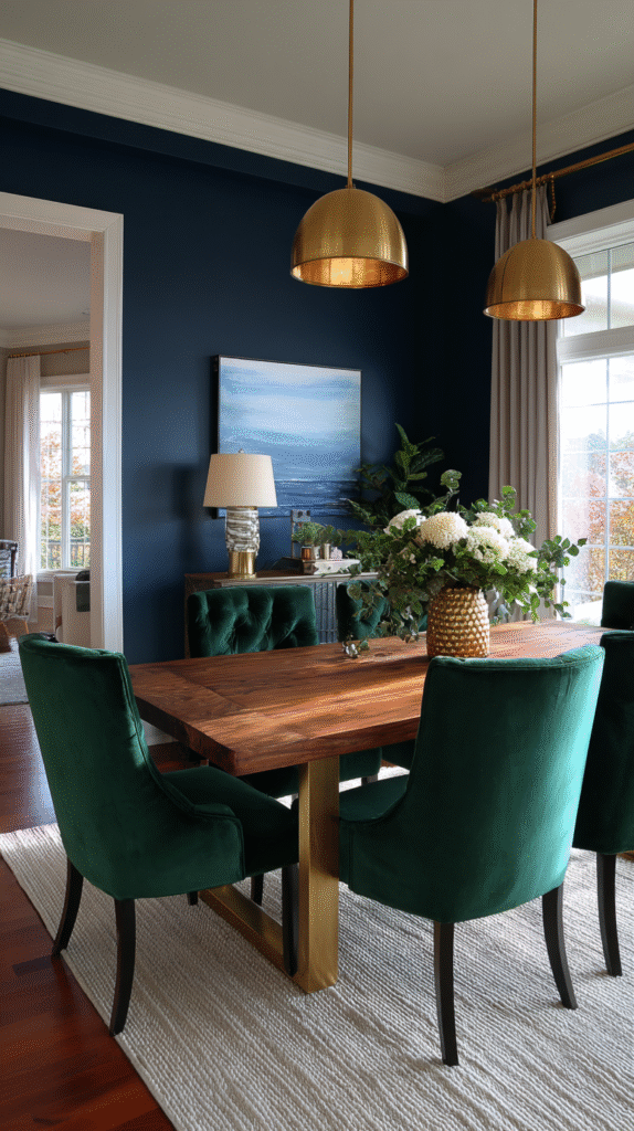 u9977724242 elegant dining room with deep navy blue walls eme 0a23bd9c e6c0 4b39 ad58 18d08f13e469 3
