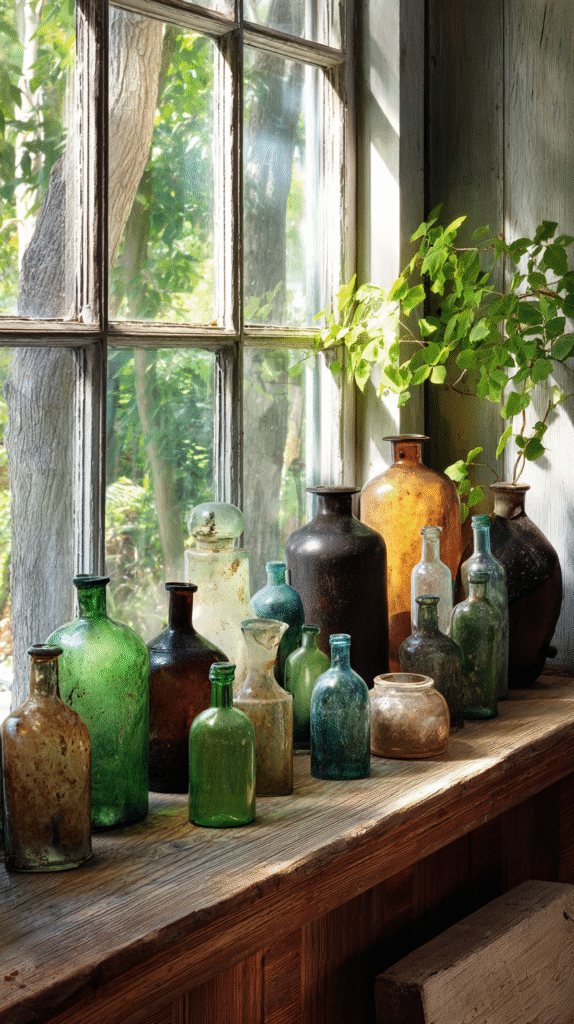 u9977724242 farmhouse living room windowsill displaying a col 8e2a917c 9b61 4b30 acf2 de2509ac6b95 3
