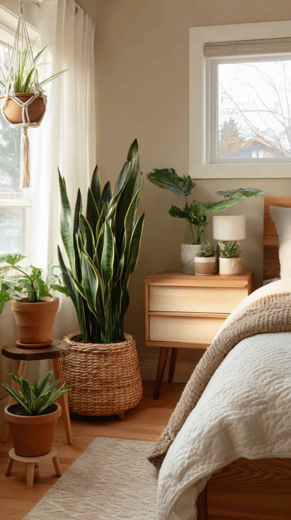 u9977724242 lush earthy bedroom featuring collection of air p 5de0f973 02d3 4ea2 8b54 0e1a21c1cea5 1