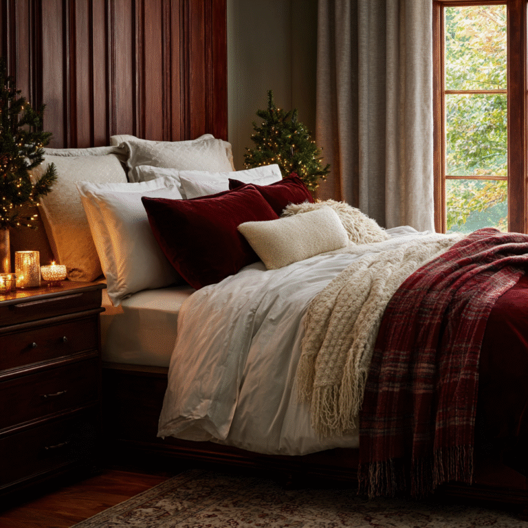 u9977724242 luxurious christmas bedroom featuring white egypt c7c86129 1eda 4993 986f fd7cb092accb 2