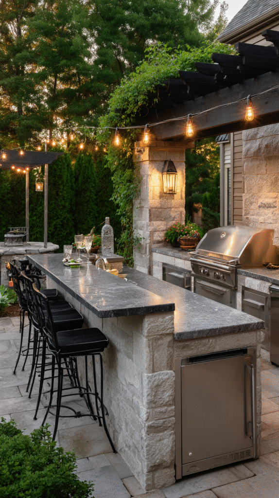 u9977724242 luxury outdoor kitchen featuring built in stainle 972562a8 6722 44f5 99c5 a269f88bd433 3
