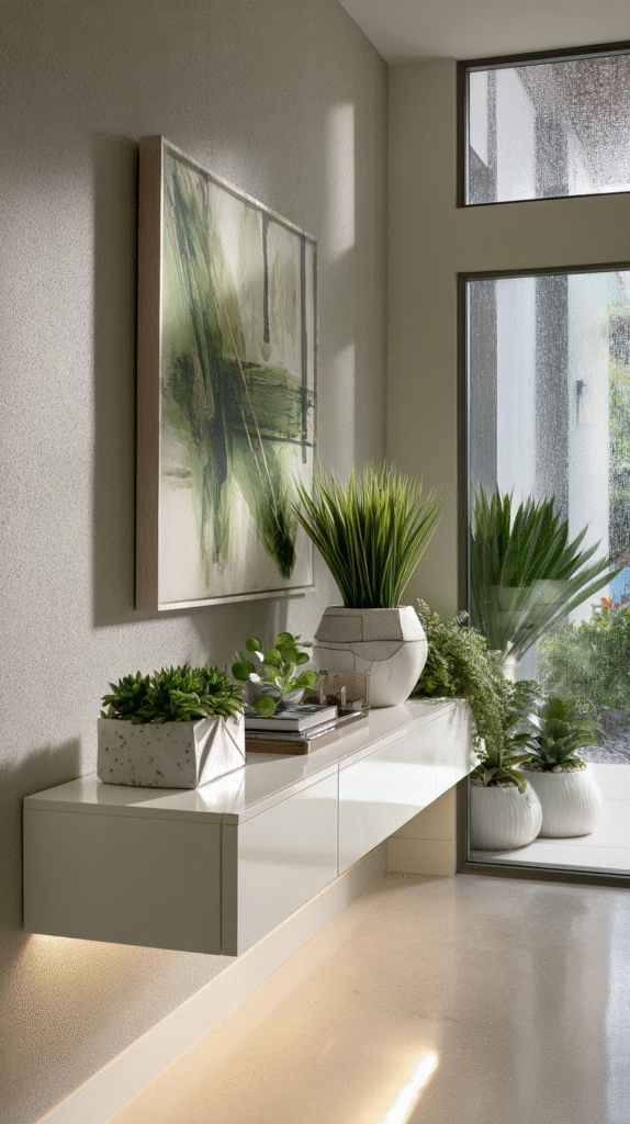 u9977724242 modern hallway featuring sleek white floating con 02b2e279 9593 4f81 b756 2db4639940f7 2