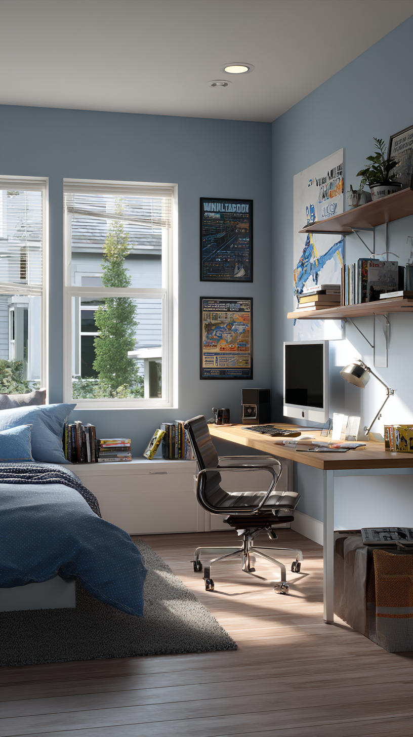 u9977724242 modern kids bedroom with designated technology ar b741b3c7 3adf 416d a56c 34f054dd13ce 0