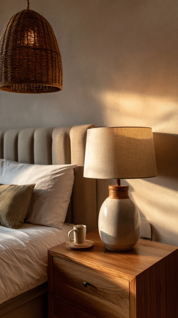 u9977724242 naturally lit earthy bedroom with warm led table aea91604 018d 4913 a012 ec4a8d58cb4b 0