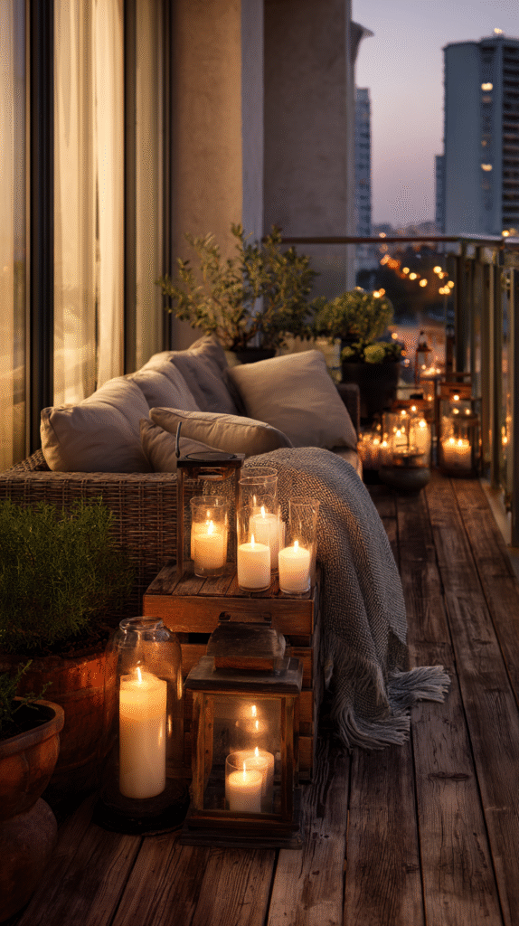 u9977724242 romantic balcony evening scene with collection of ecd41c6f e9dc 409f 9813 a00d508c6948 2