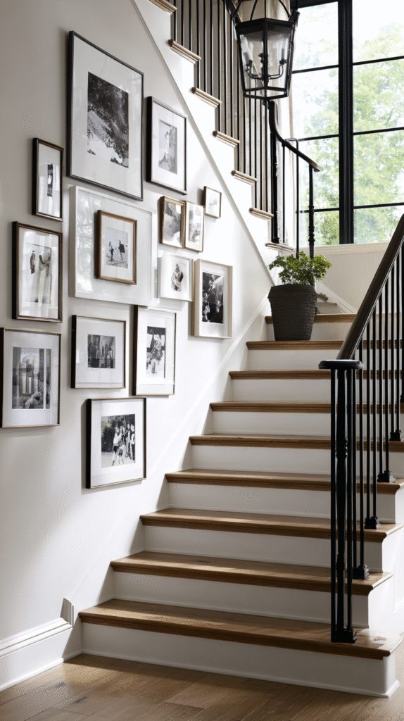 u9977724242 stunning staircase gallery wall featuring collect 9a6b58c0 639e 4e58 8818 c18289568233 1