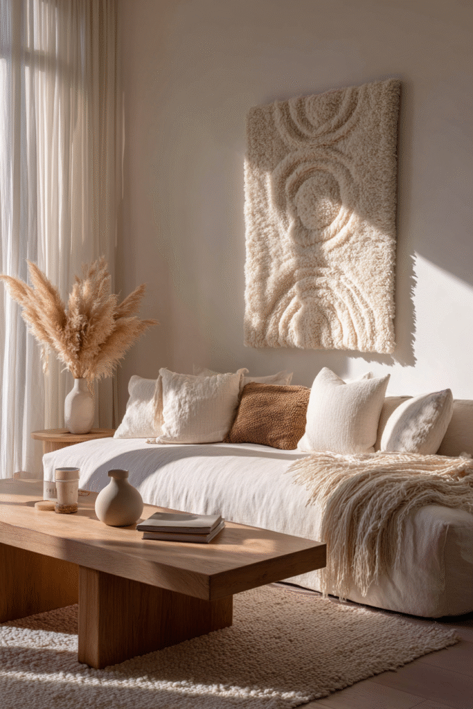 wall-art-for-living-room woven wall hanging