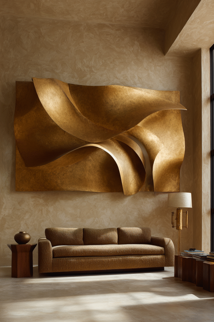 wall-art-for-living-room metal wall sculpture