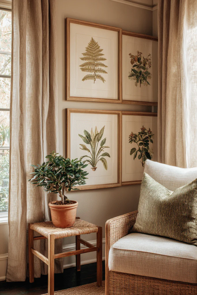 wall-art-for-living-room botanic